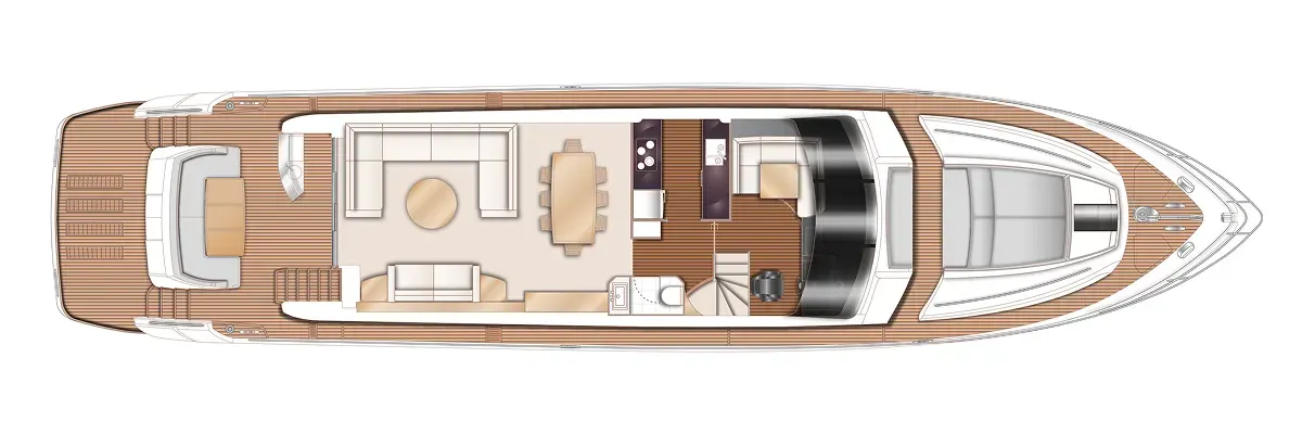 Princess 82MY (23.71 m, 2017) à vendre en Turquie (1)