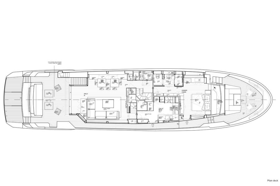 Sanlorenzo Sl96A (29.06 m, 2022) for Sale in France (15)