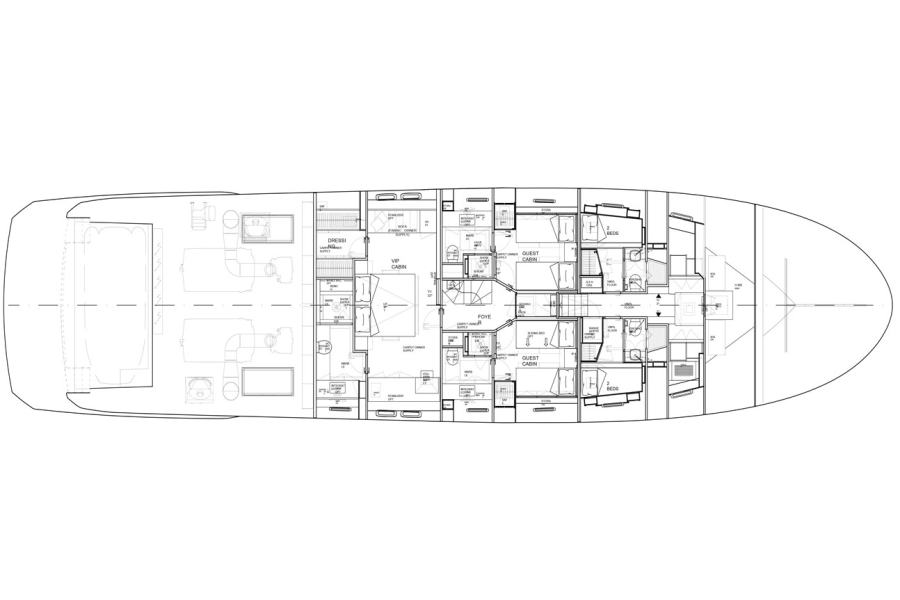 Sanlorenzo Sl96A (29.06 m, 2022) for Sale in France (16)